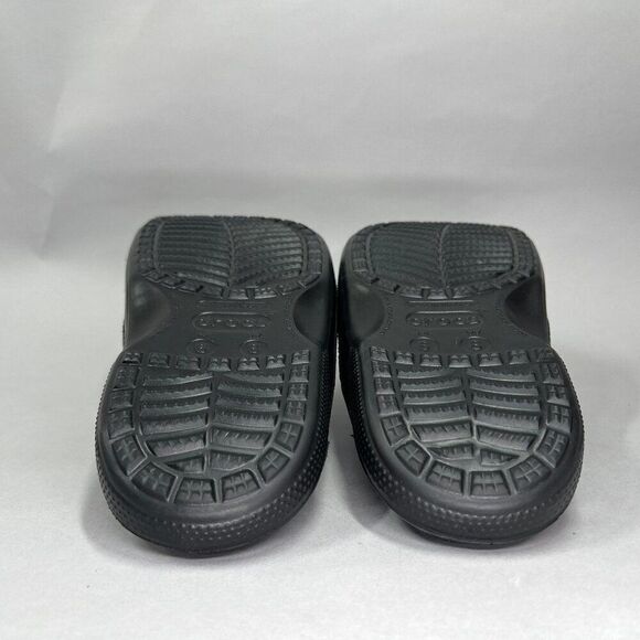 Crocs Women's Size 8 Baya Black Slide Sandals - Picture 8 of 10